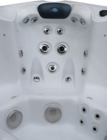 Full back & shoulder 15 jet massage corner seat